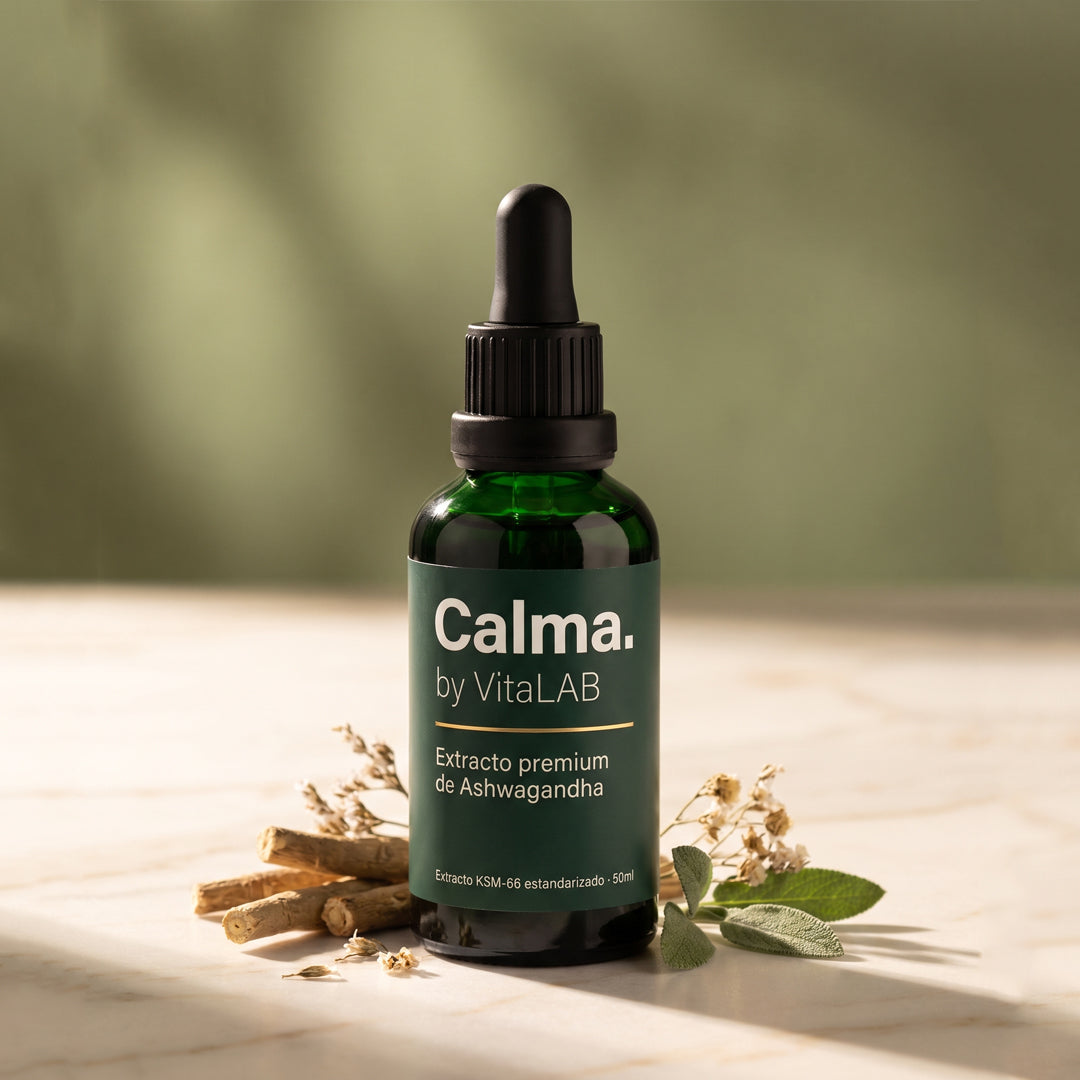 Calma — Extracto premium de Ashwagandha KSM-66 · 50 ml