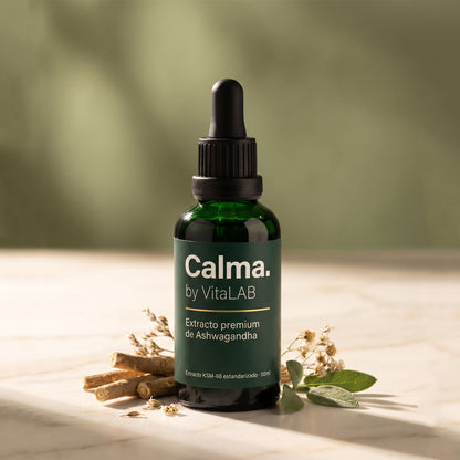 Calma — Extracto premium de Ashwagandha KSM-66 · 50 ml