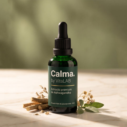 Calma — Extracto premium de Ashwagandha KSM-66 · 50 ml